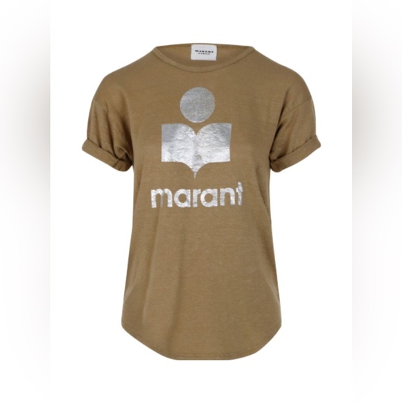 Isabel Marant Étoile Zewel Logo Printed Crewneck T-Shirt - with tags 🏷️ - Picture 1 of 3